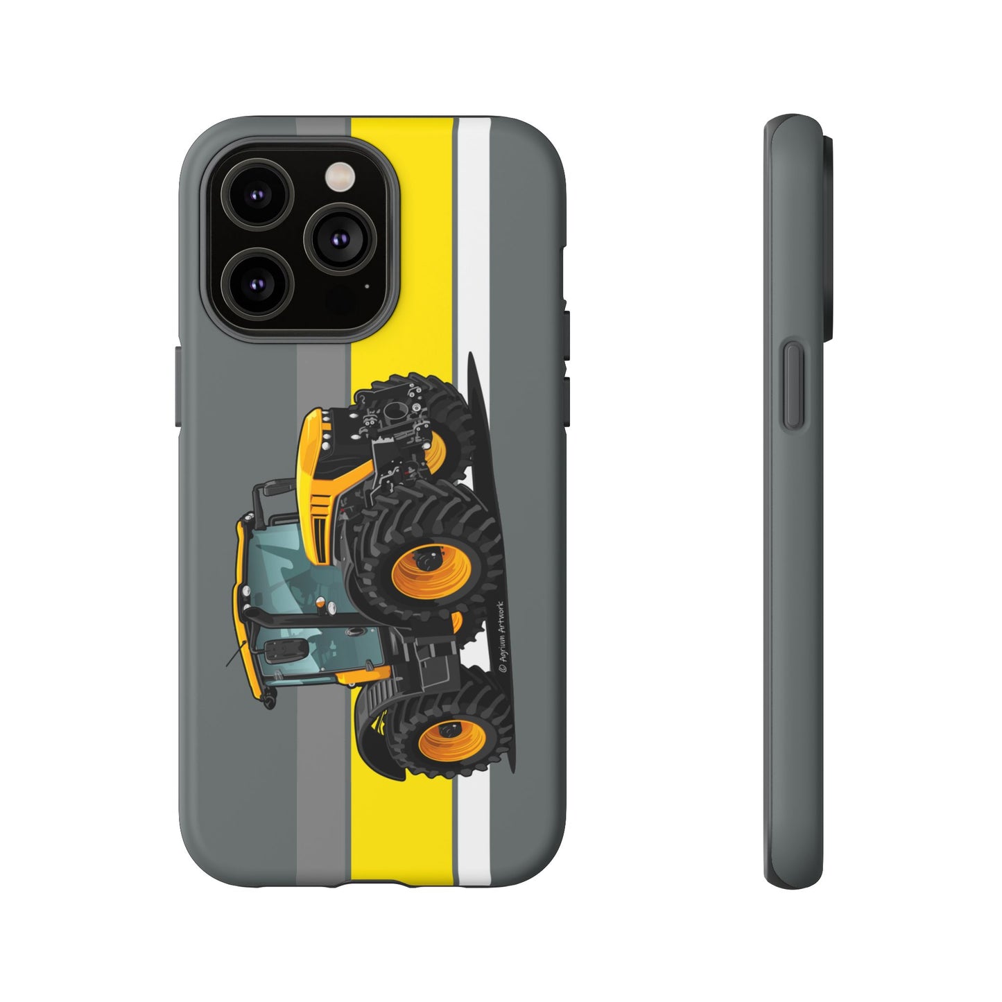 Yellow Fastrak 4000 Series Tough Phone Case - Grey