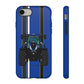 Blue Tractor #4 Tough Phone Case