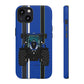 Blue Tractor #4 Tough Phone Case