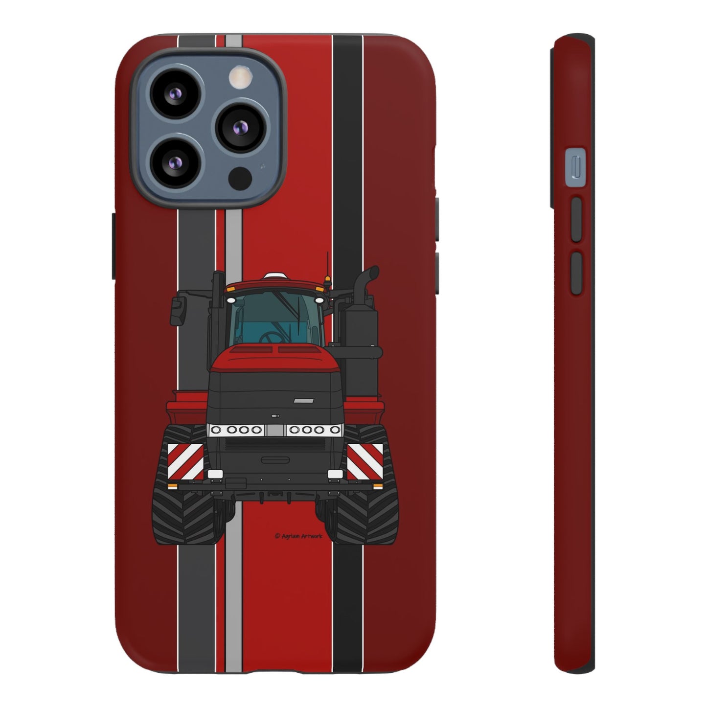 Dark Red Tractor #2 Tough Phone Case