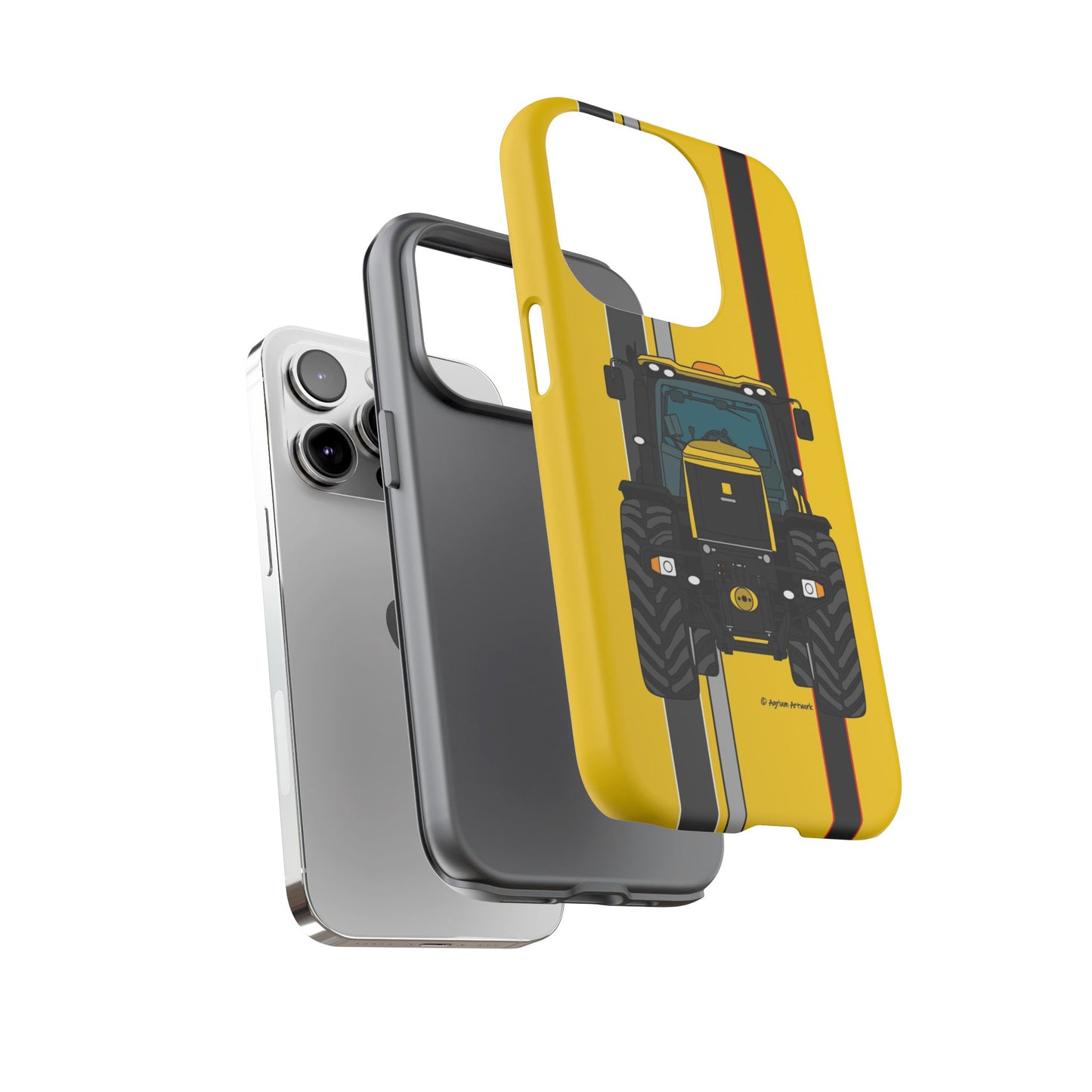 Yellow Fast Tractor #2 Tough Phone Case