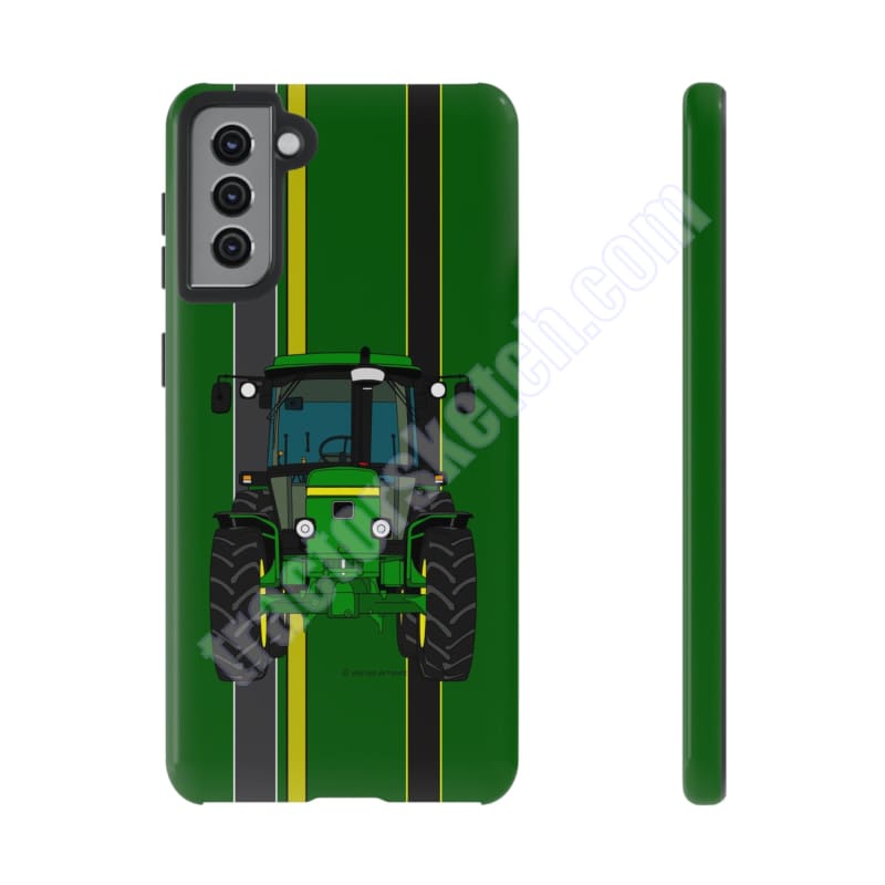 Green Tractor #3 Tough Phone Case