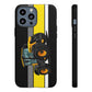 Yellow Fastrak 4000 Series Tough Phone Case - Black