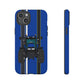 Blue Tractor #2 Tough Phone Case