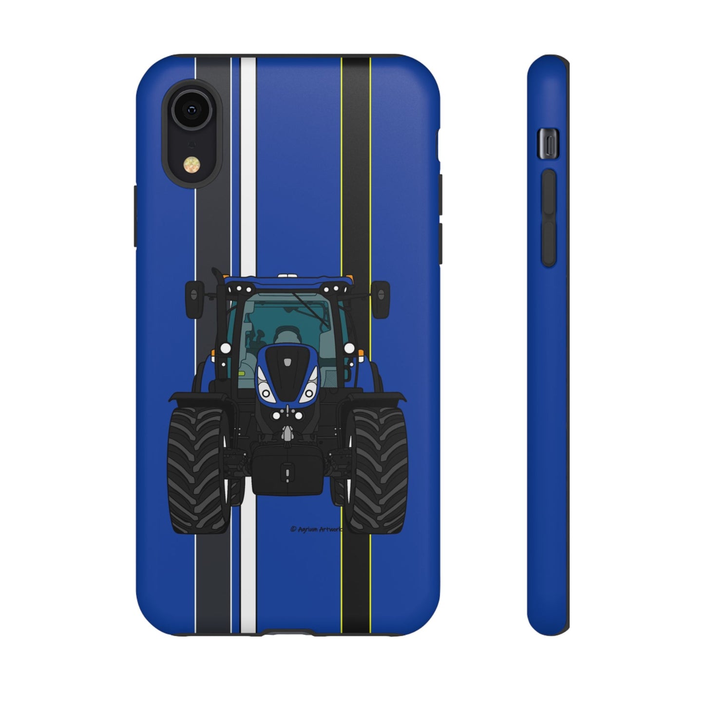 Blue Tractor #4 Tough Phone Case