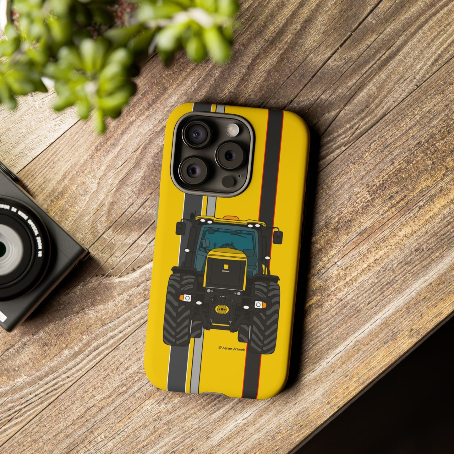 Yellow Fast Tractor #2 Tough Phone Case