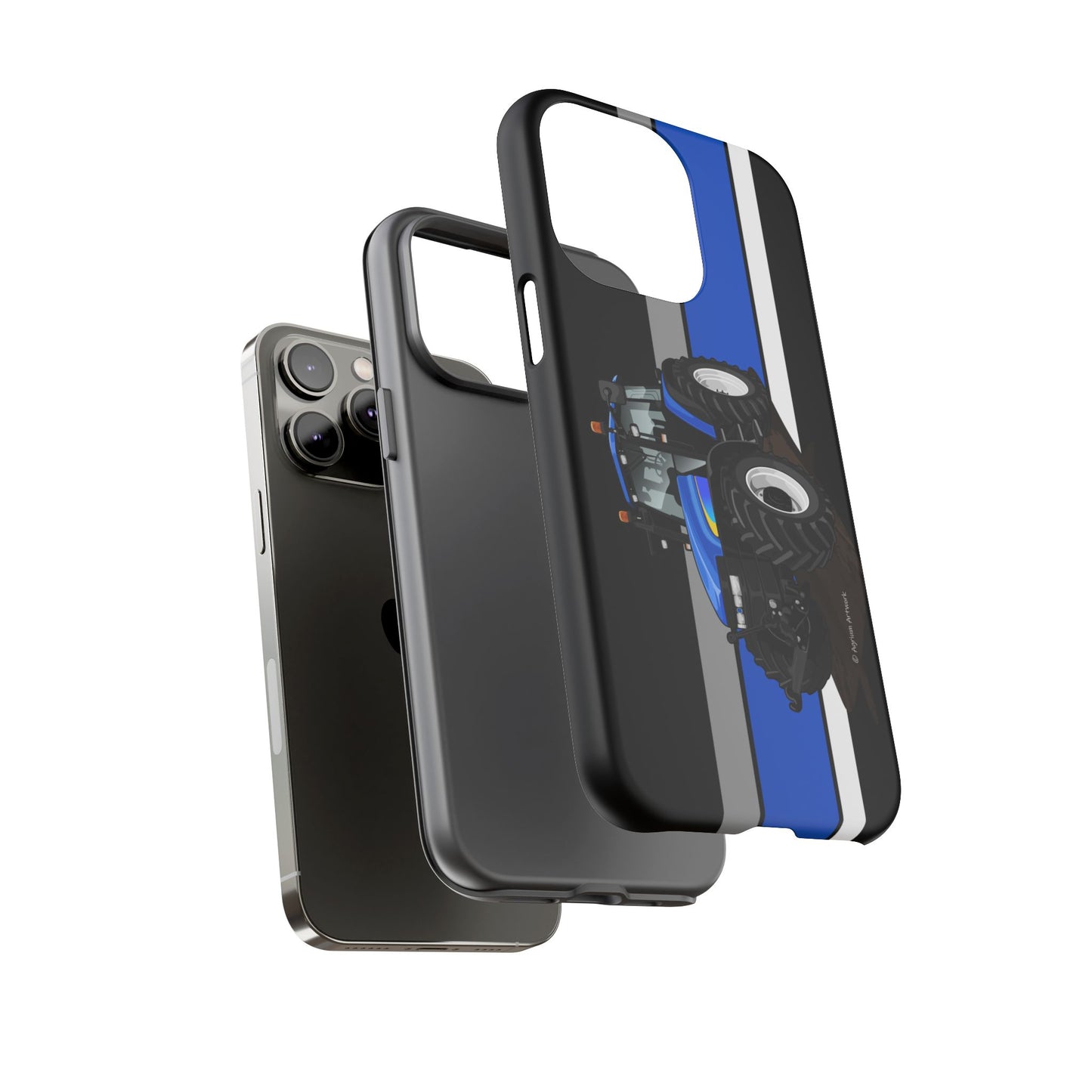 New Holland TM155 Tough Phone Case - Black