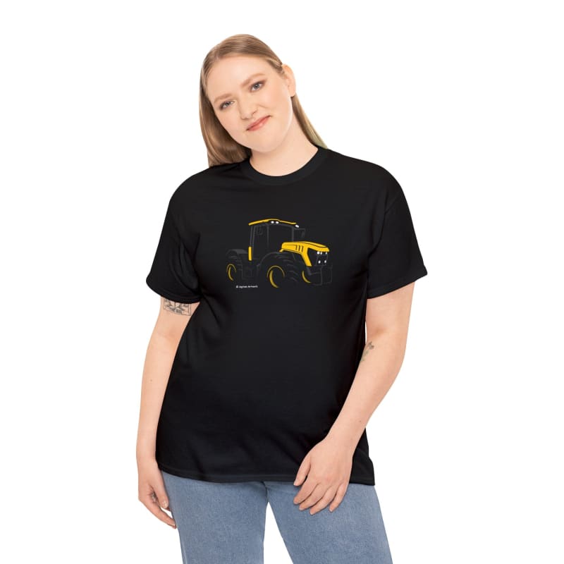 Yellow Fast 4220 Tractor - Adult Classic Fit Silhouette T-Shirt