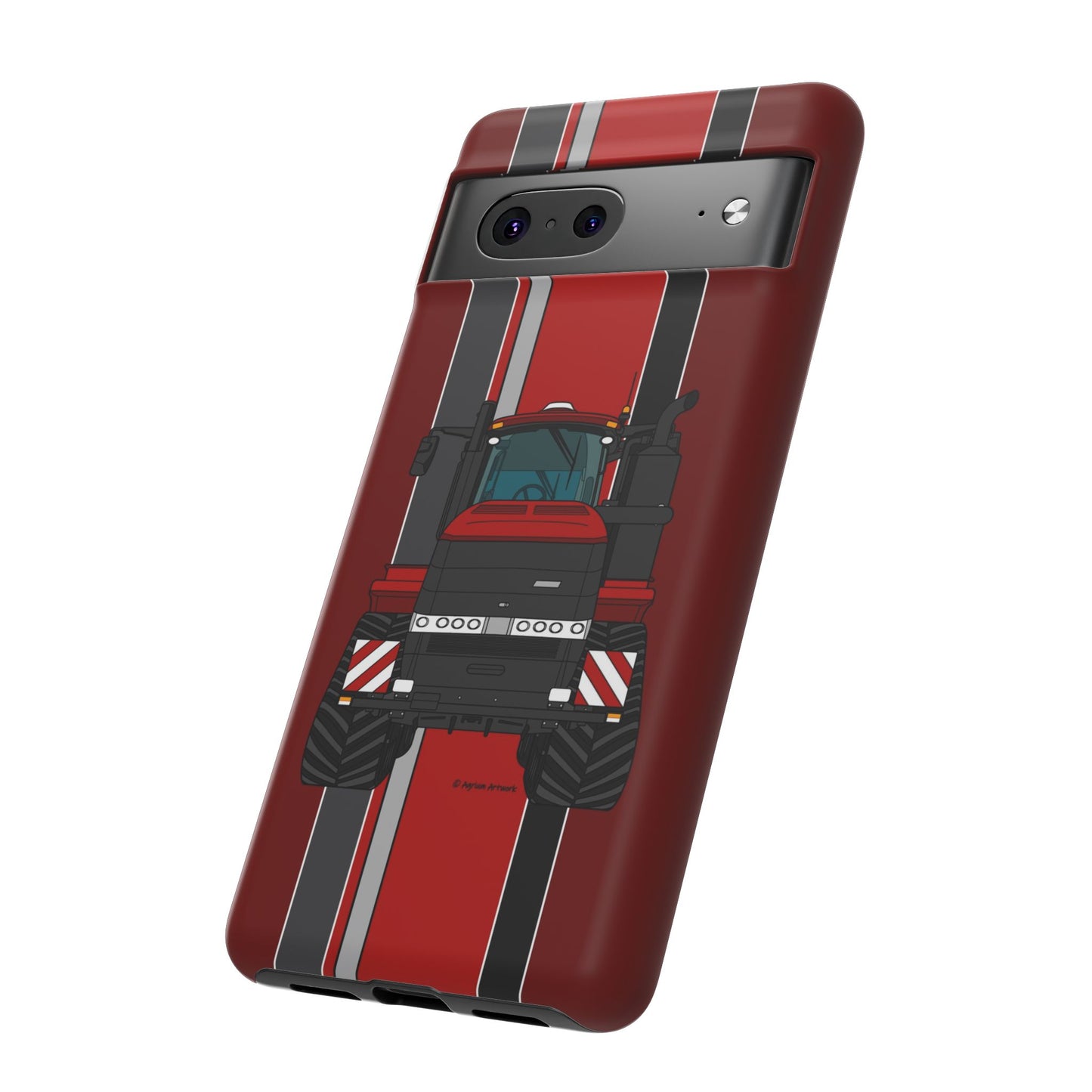 Dark Red Tractor #2 Tough Phone Case