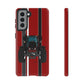 Maroon Tractor #1 Tough Phone Case