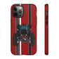 Maroon Tractor #1 Tough Phone Case