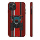 Dark Red Tractor #1 Tough Phone Case