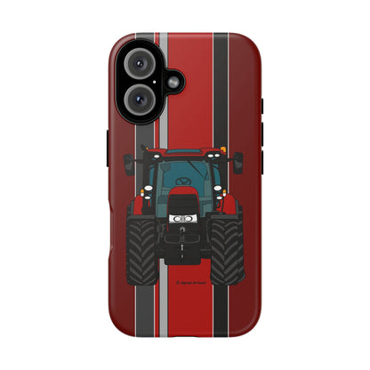 Dark Red Tractor #1 Tough Phone Case