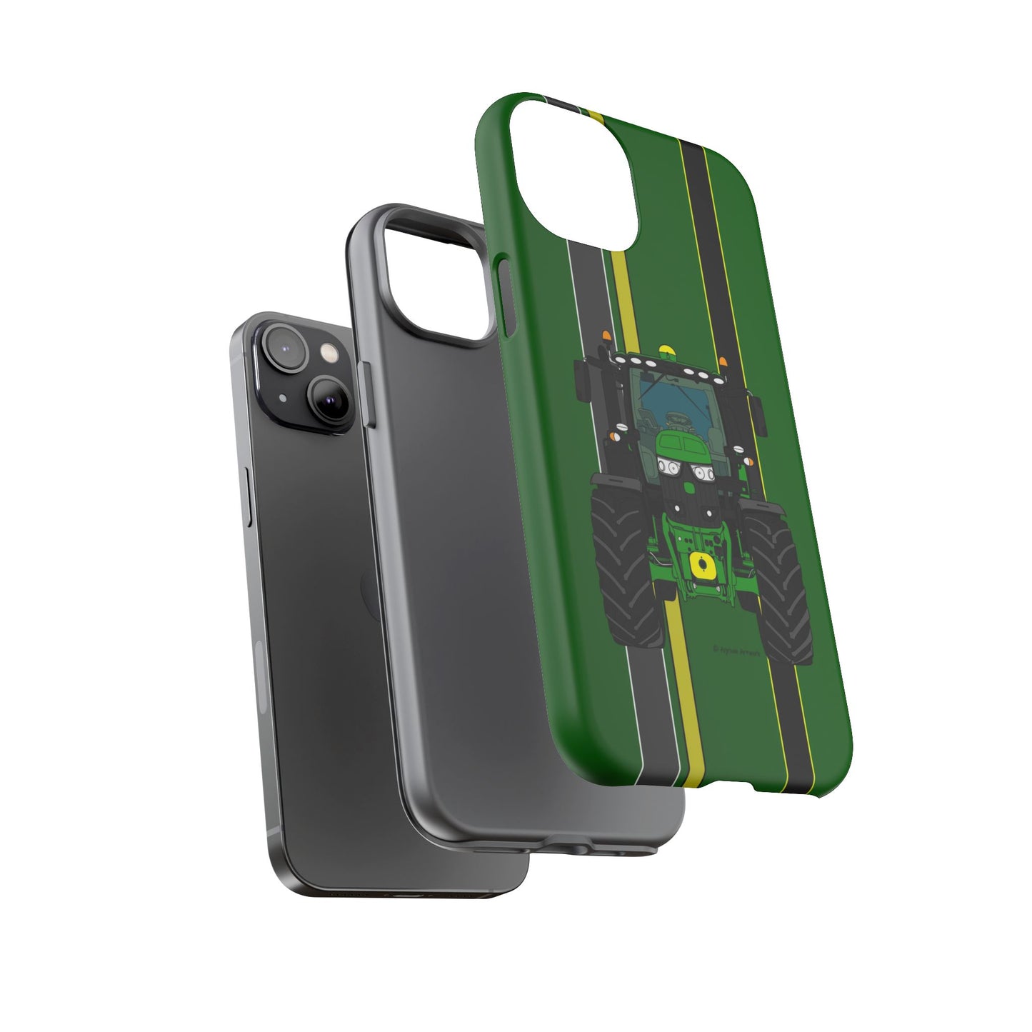 Green Tractor #1 Tough Phone Case