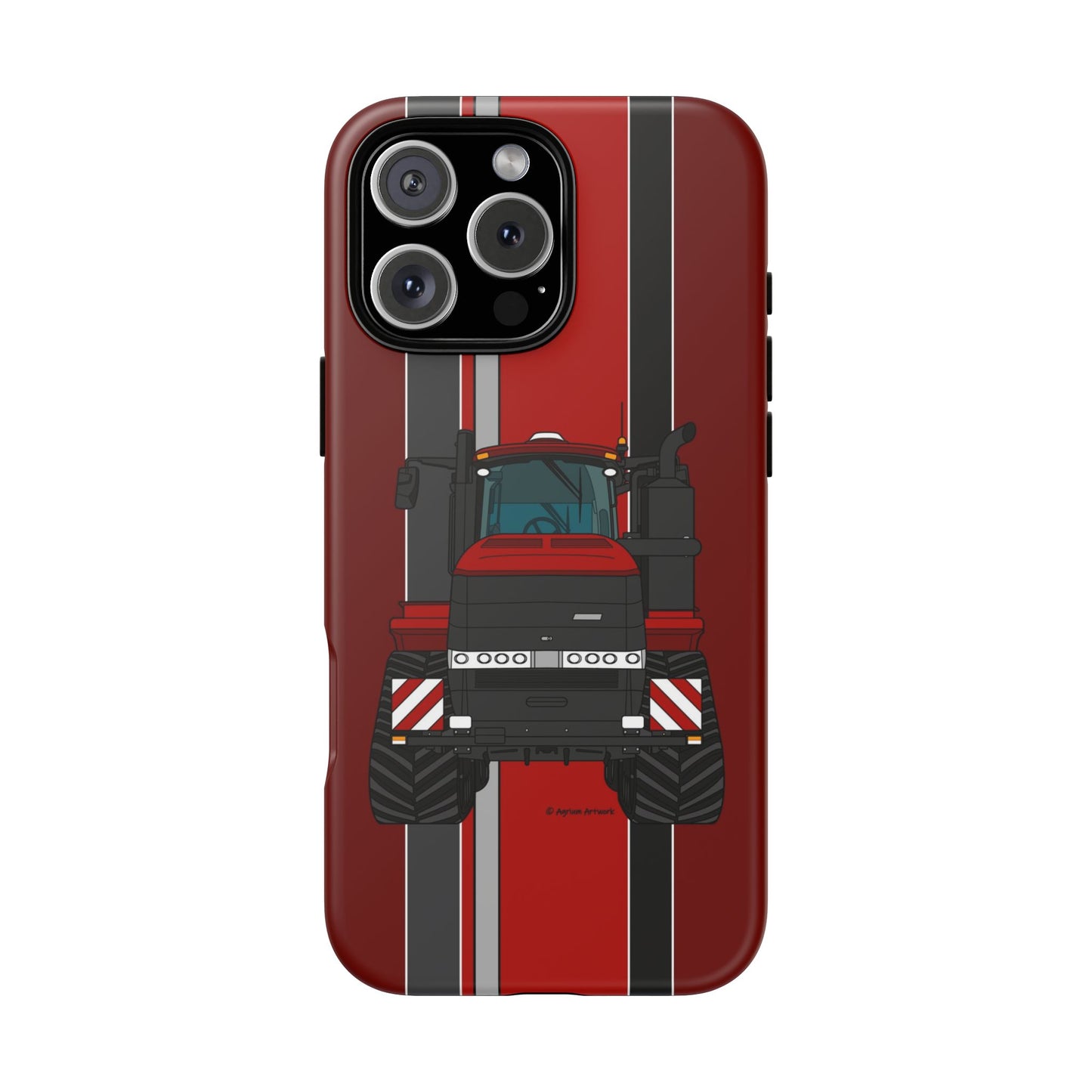 Dark Red Tractor #2 Tough Phone Case