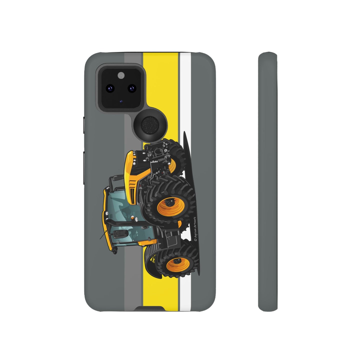 Yellow Fastrak 4000 Series Tough Phone Case - Grey