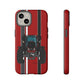 Maroon Tractor #1 Tough Phone Case