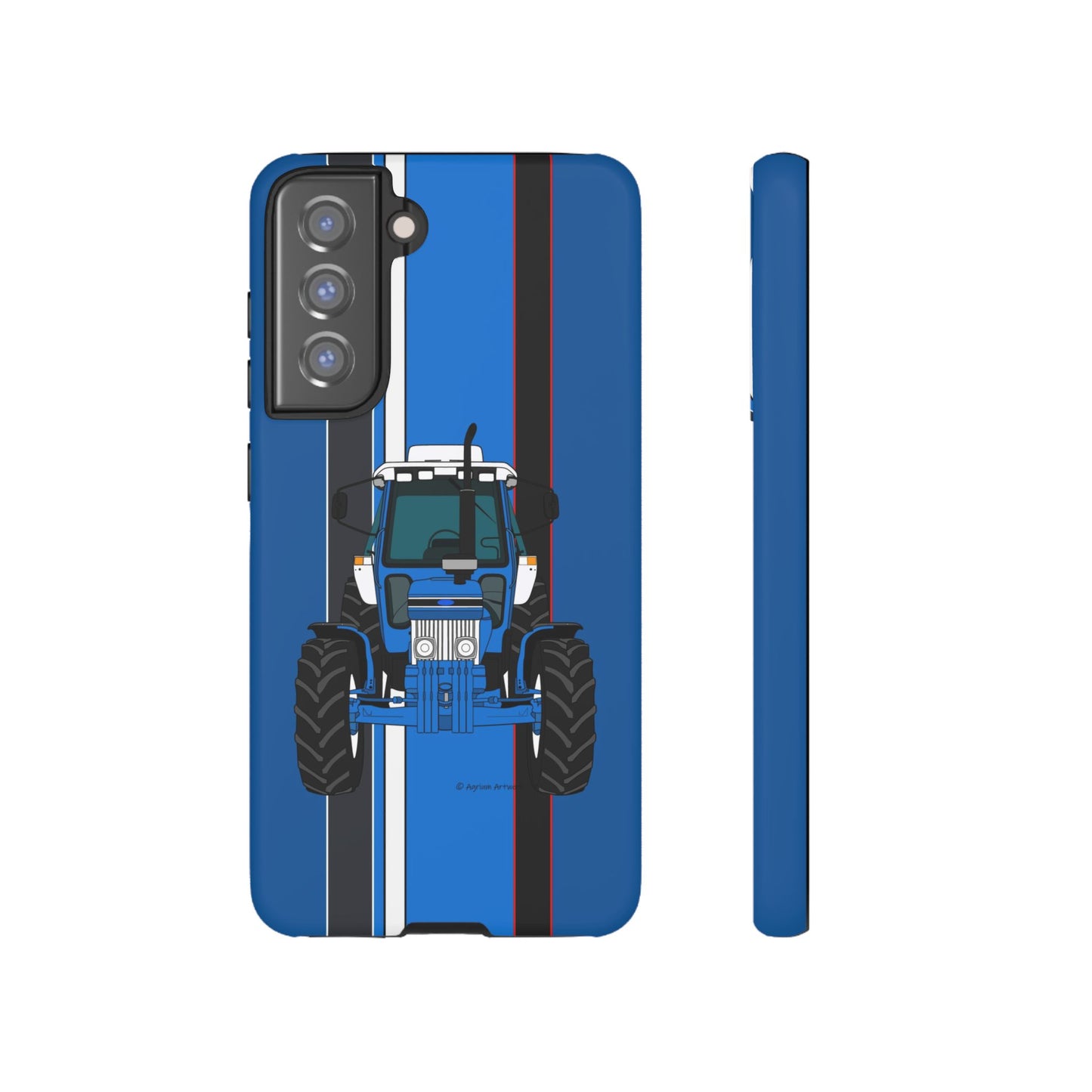 Blue Tractor #3 Tough Phone Case