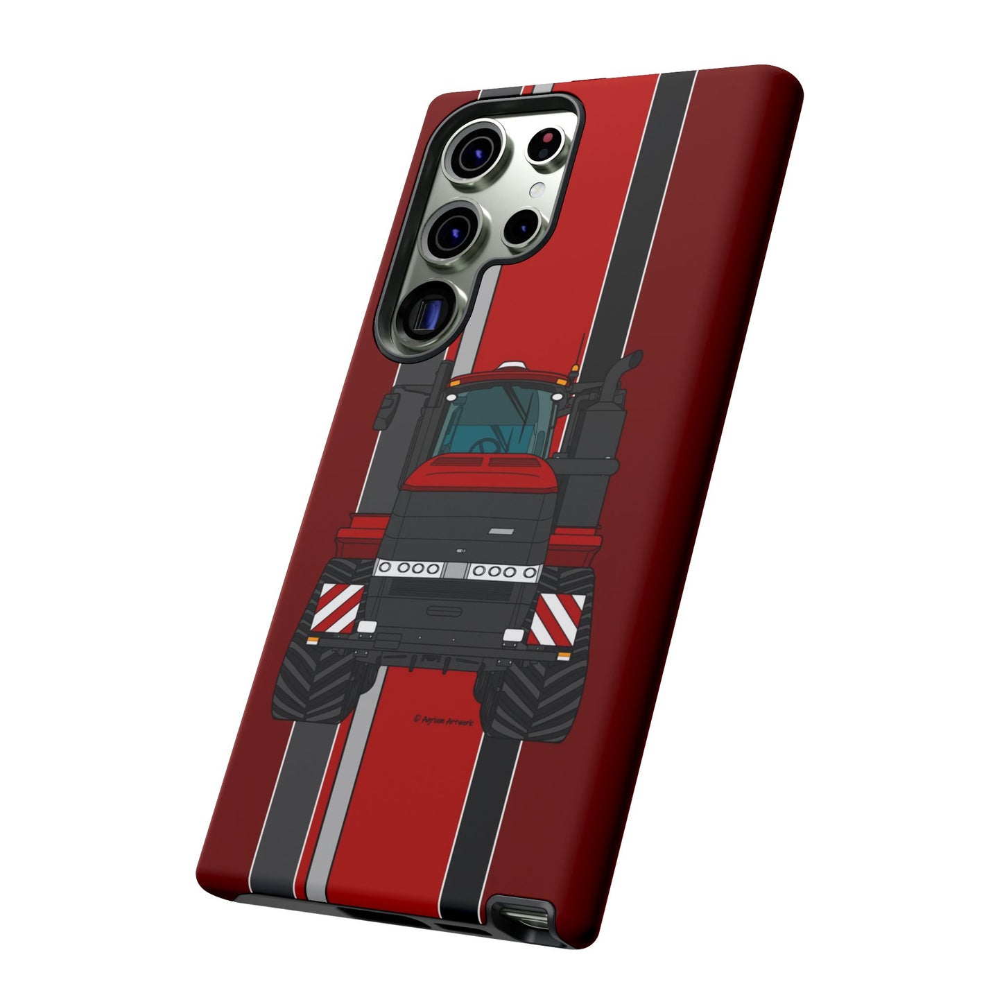 Dark Red Tractor #2 Tough Phone Case