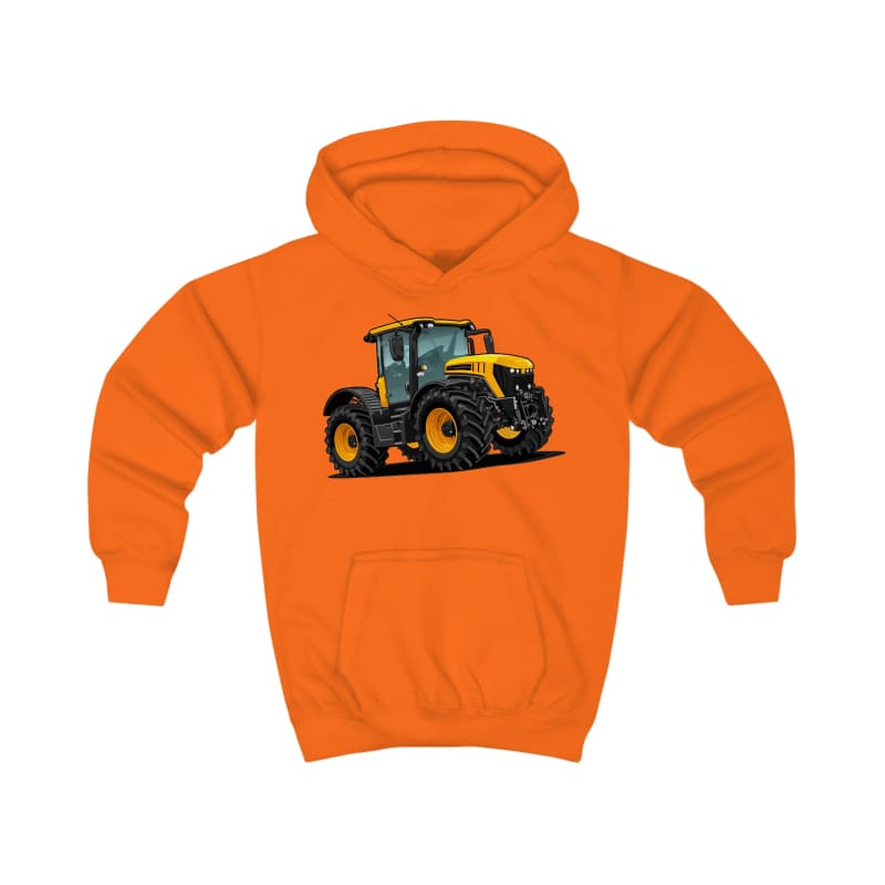 Yellow Fast 4220 Tractor - Kids DigiArt Hoodie