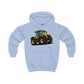 Yellow Fast 4220 Tractor - Kids DigiArt Hoodie