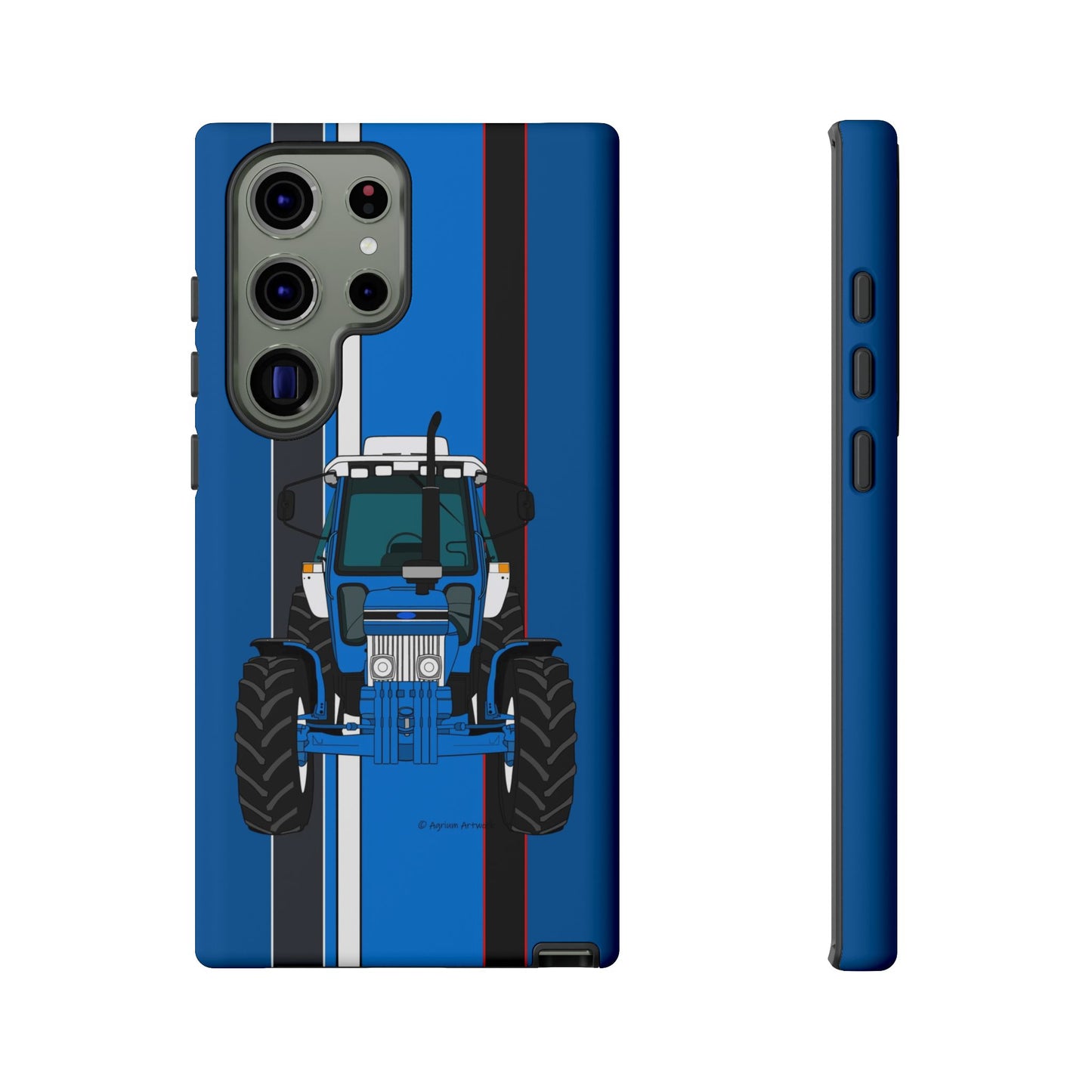 Blue Tractor #3 Tough Phone Case