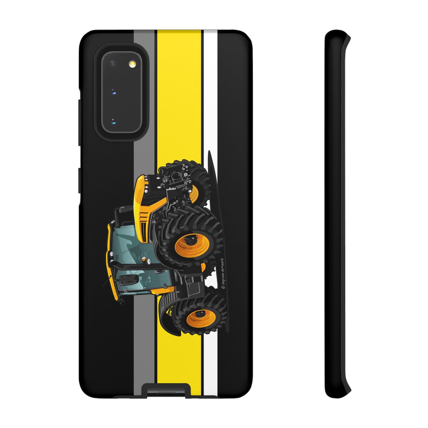 Yellow Fastrak 4000 Series Tough Phone Case - Black