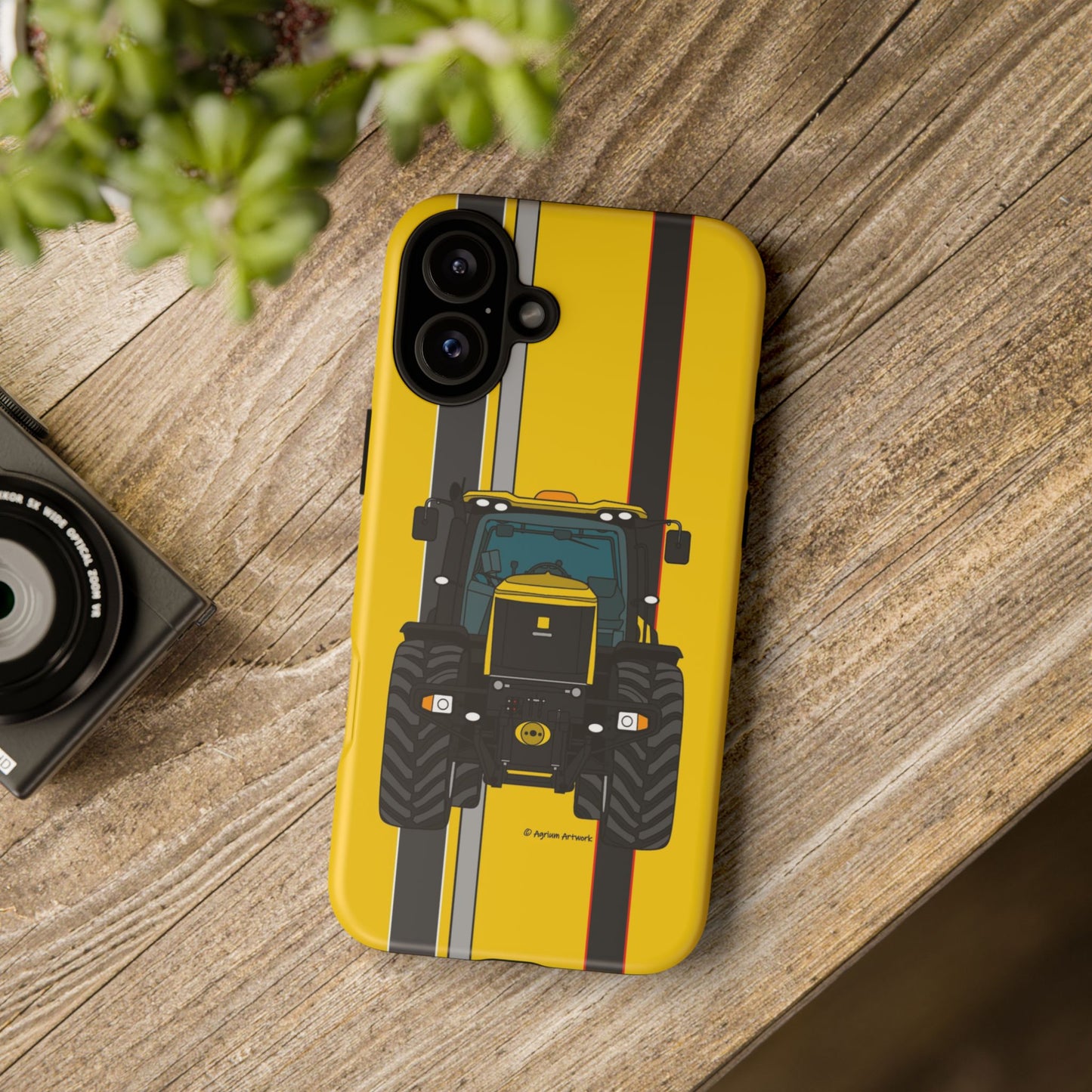 Yellow Fast Tractor #2 Tough Phone Case