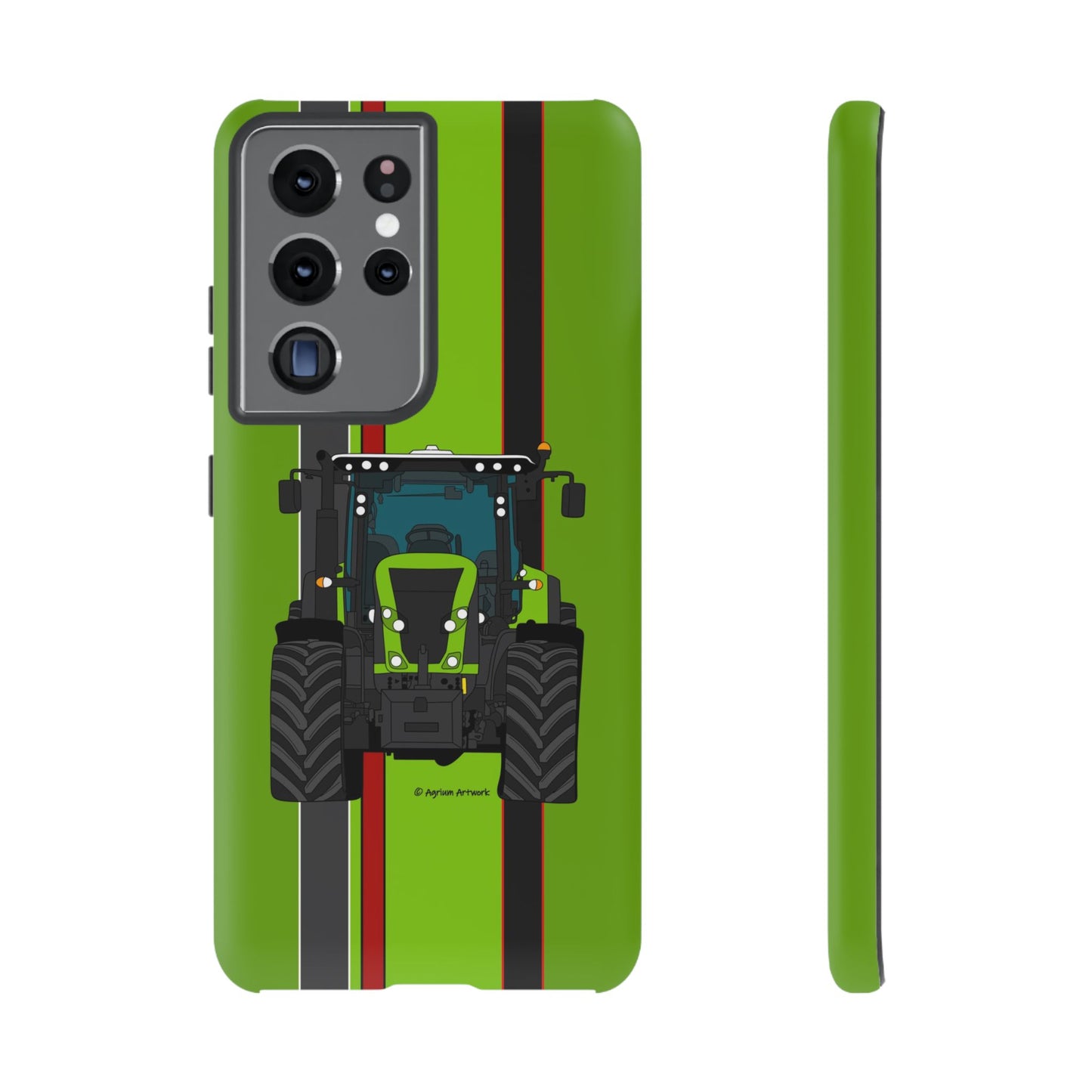 Lime Green Tractor #1 Tough Phone Case