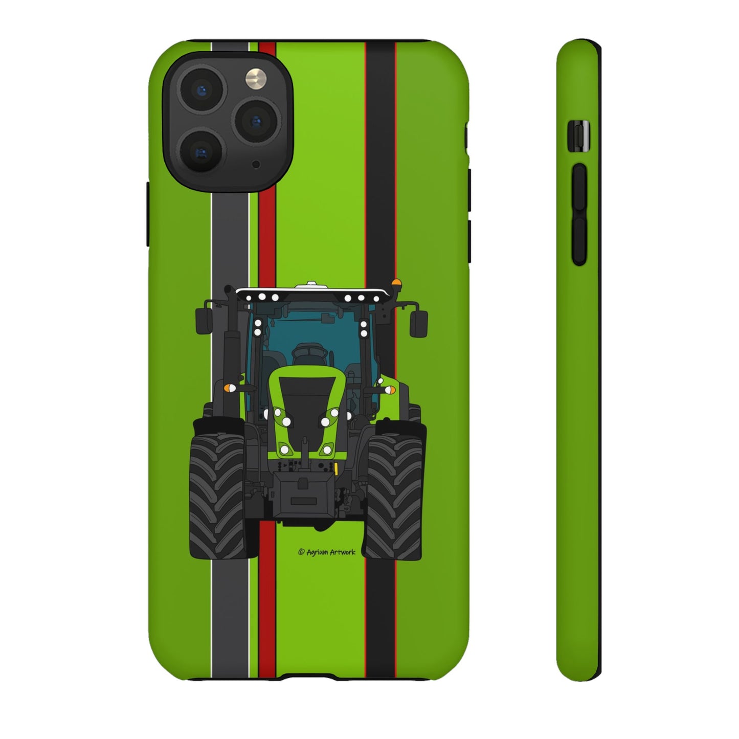 Lime Green Tractor #1 Tough Phone Case