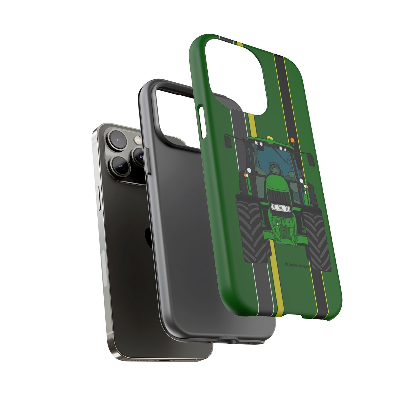 Green Tractor #2 Tough Phone Case