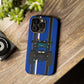 Blue Tractor #2 Tough Phone Case