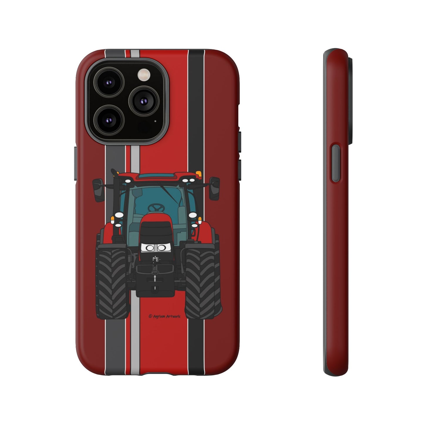 Dark Red Tractor #1 Tough Phone Case