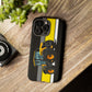 Yellow Fastrak 4000 Series Tough Phone Case - Black