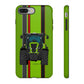 Lime Green Tractor #1 Tough Phone Case