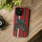 Maroon Tractor #1 Tough Phone Case