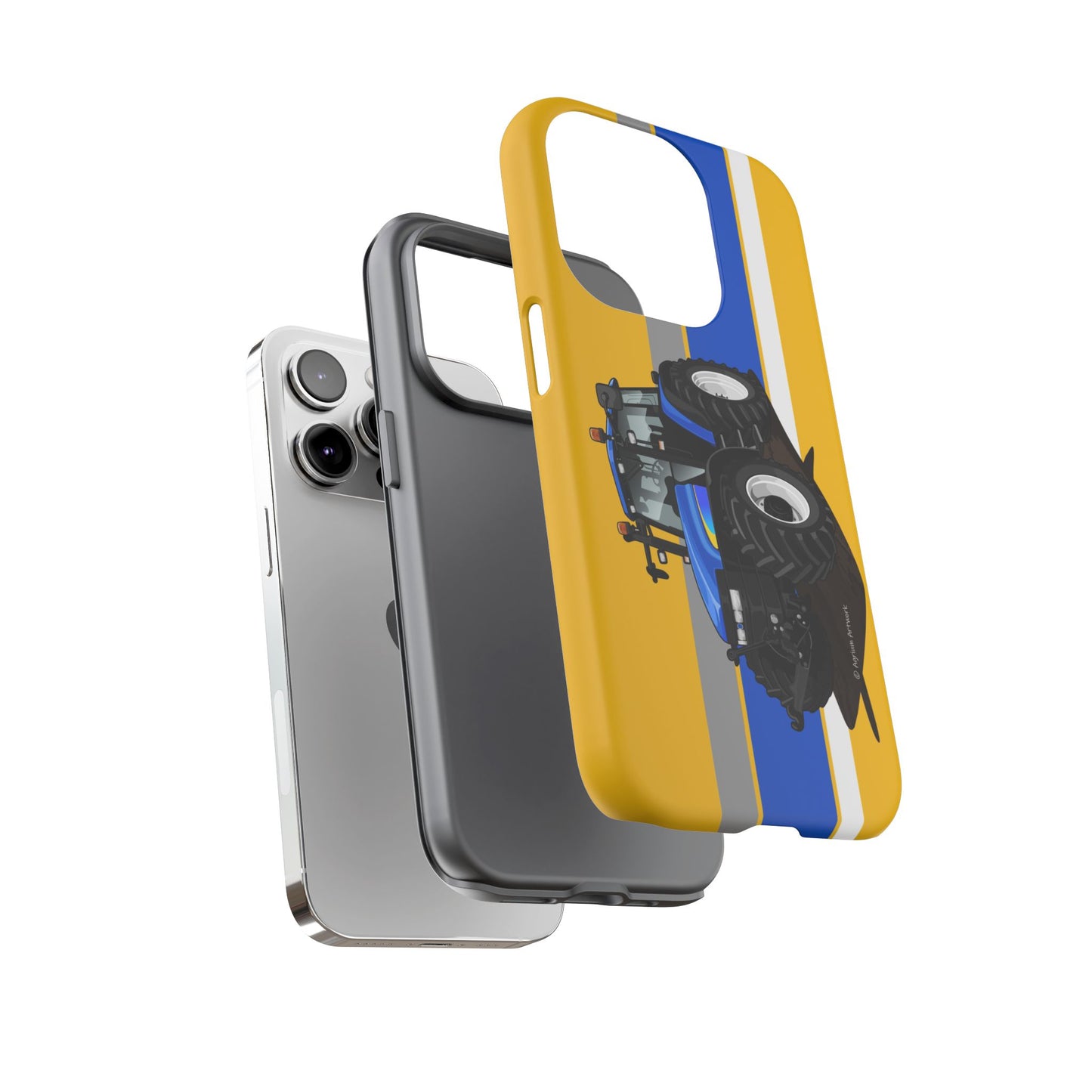 New Holland TM155 Tough Phone Case - Yellow