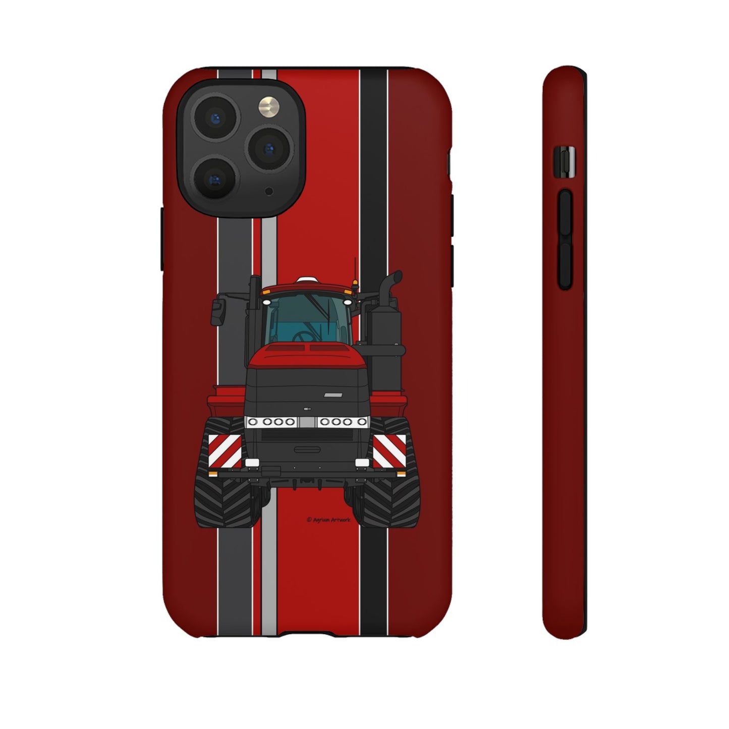 Dark Red Tractor #2 Tough Phone Case