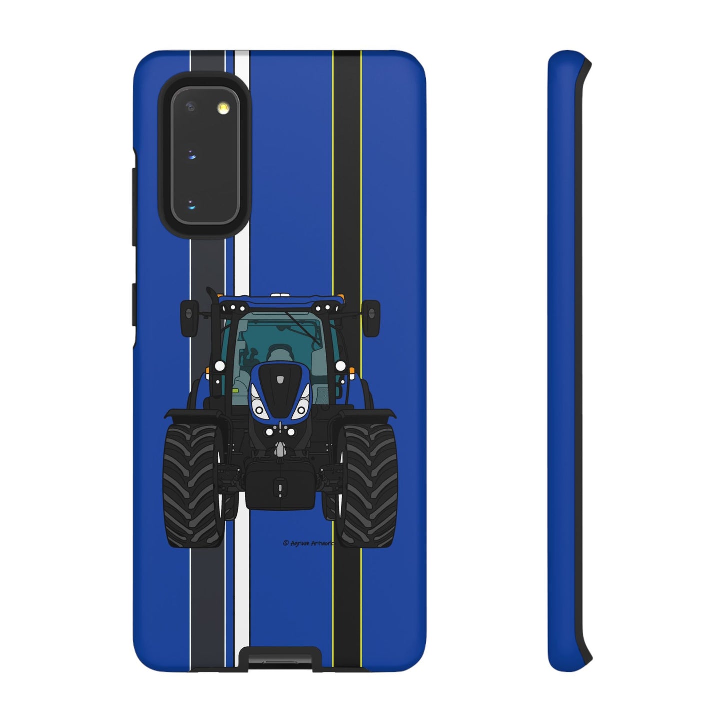 Blue Tractor #4 Tough Phone Case