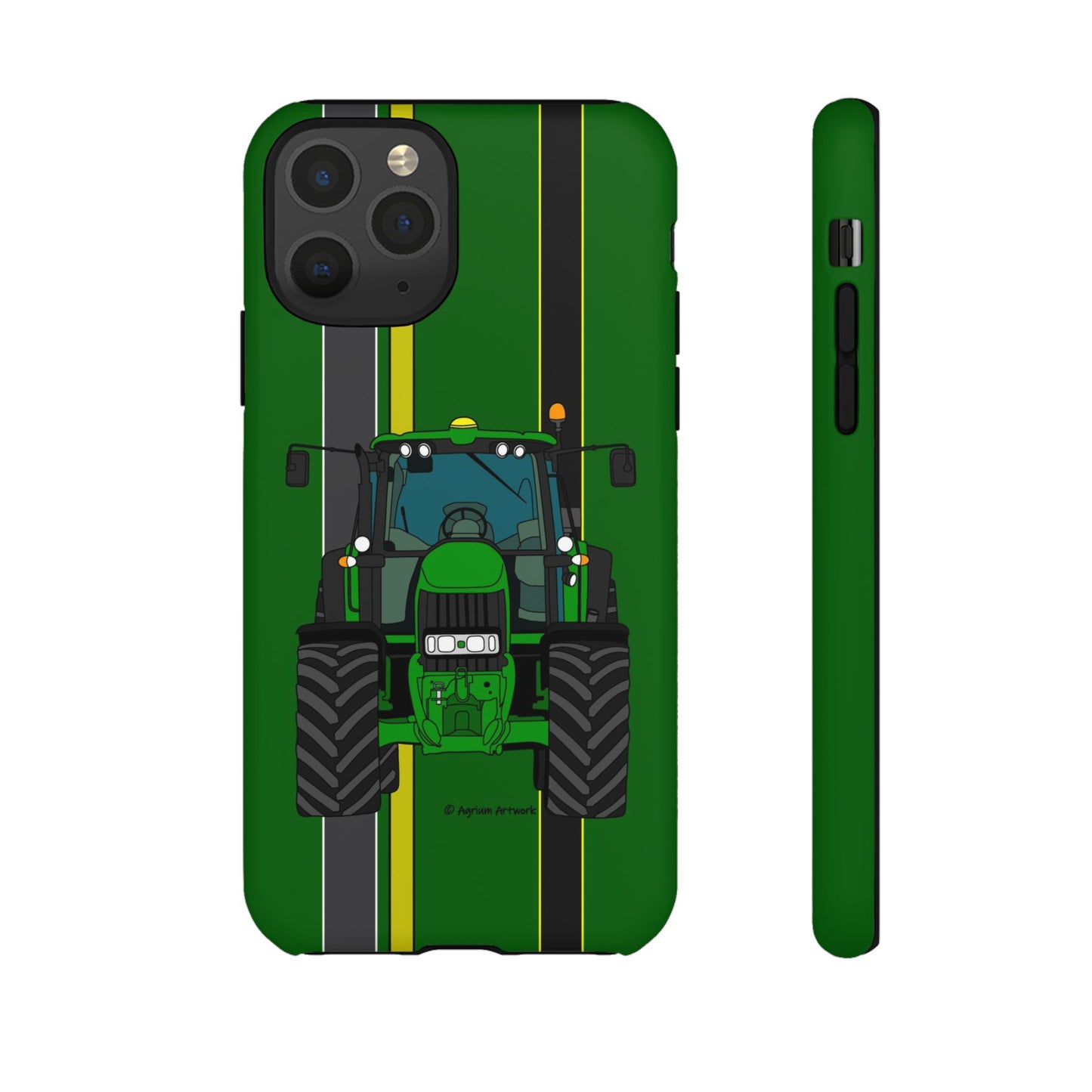 Green Tractor #2 Tough Phone Case