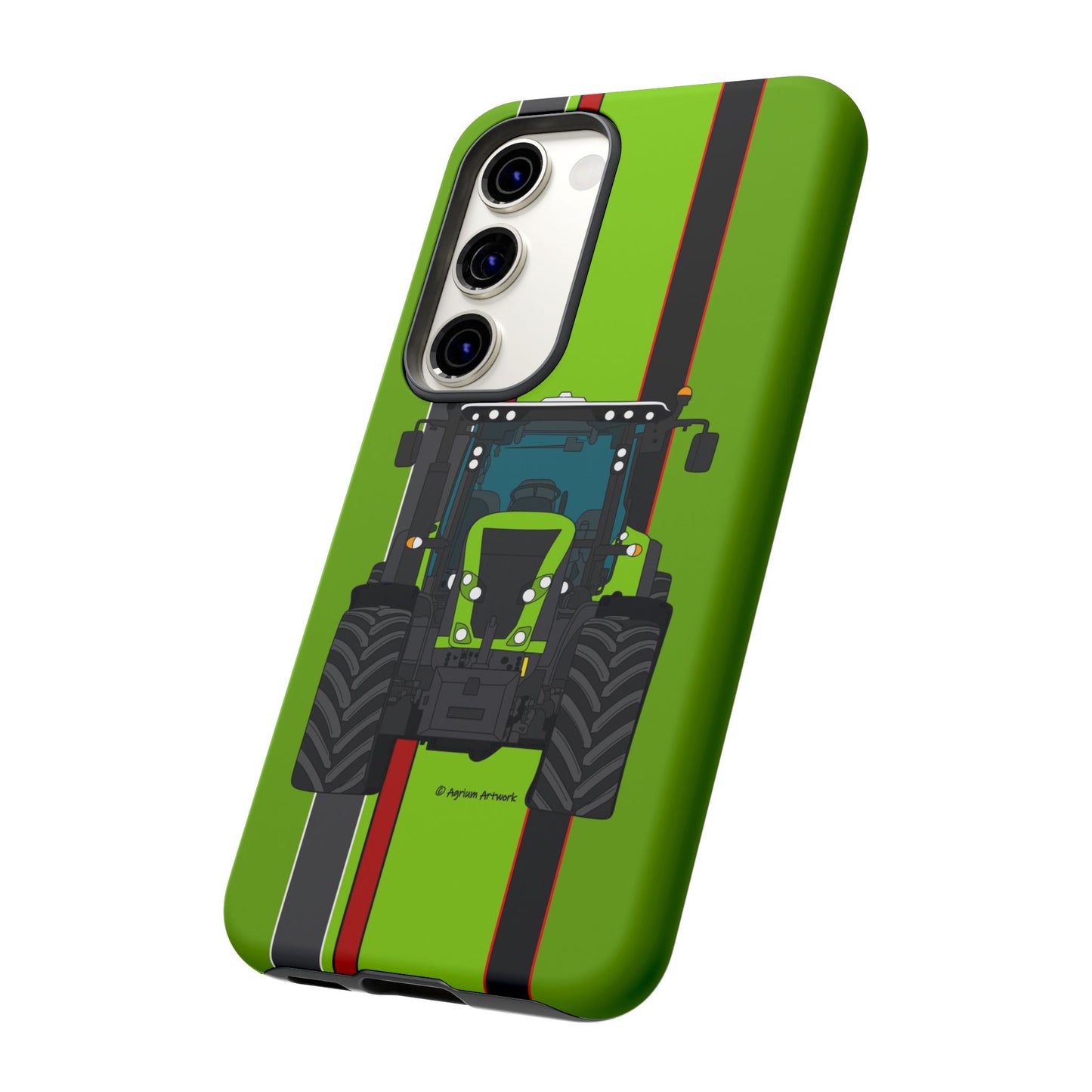 Lime Green Tractor #1 Tough Phone Case