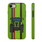 Lime Green Tractor #1 Tough Phone Case