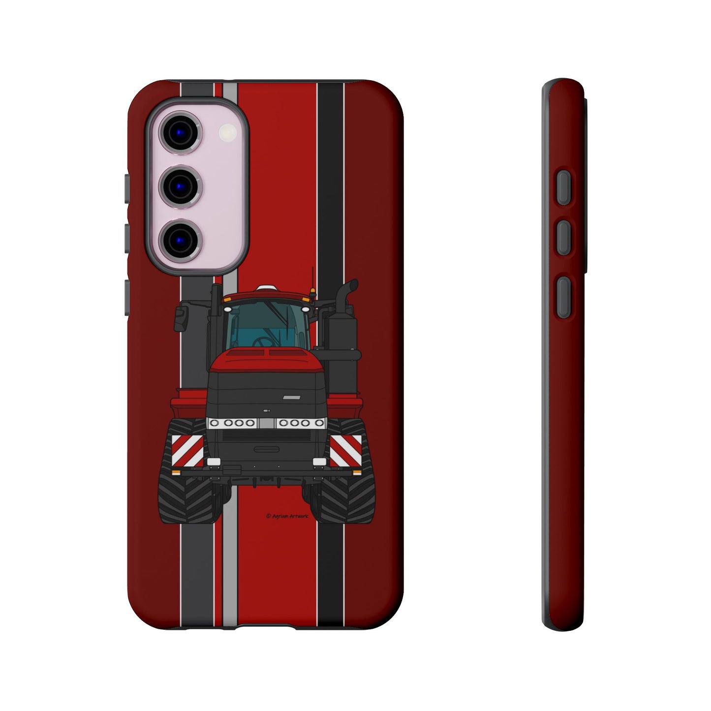 Dark Red Tractor #2 Tough Phone Case