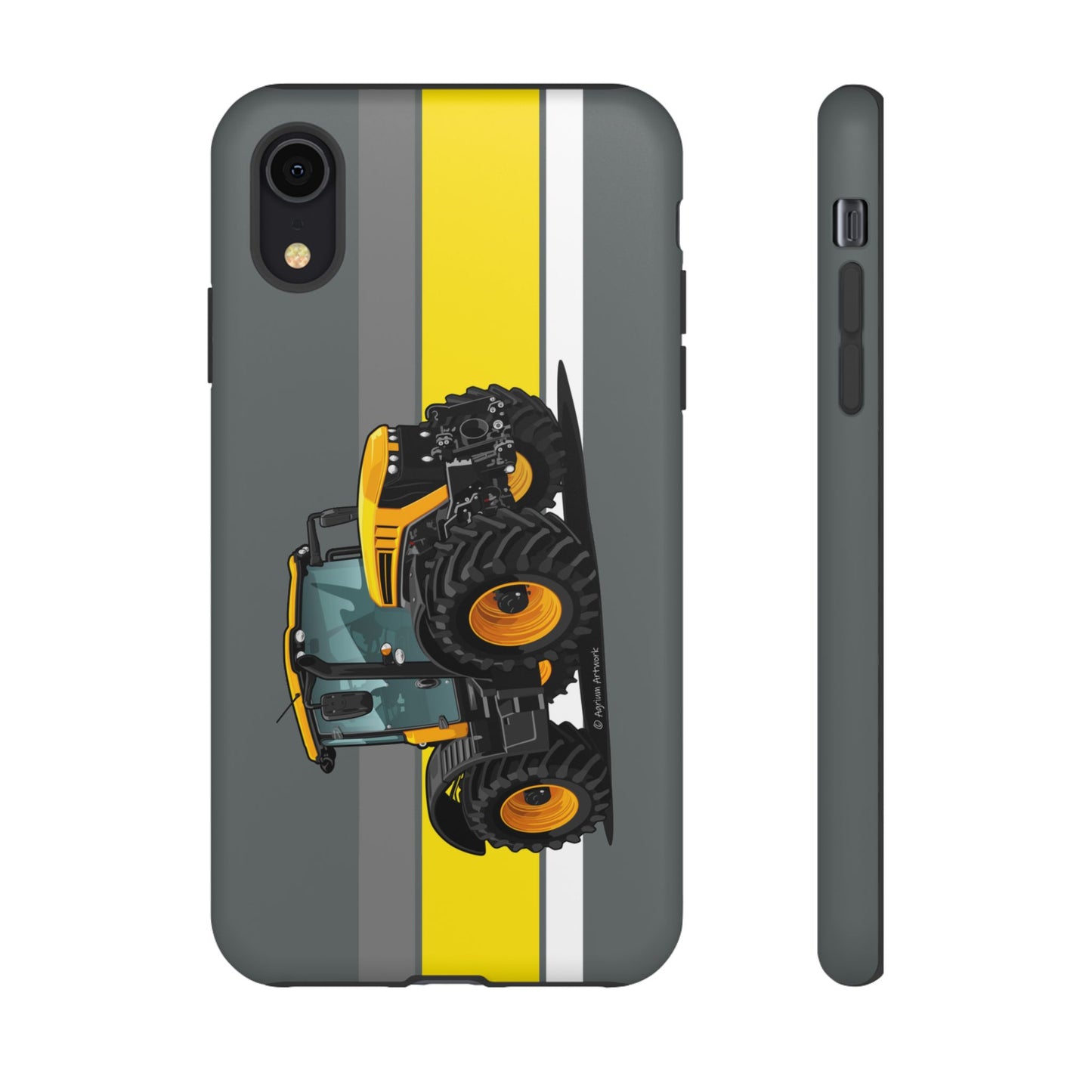 Yellow Fastrak 4000 Series Tough Phone Case - Grey