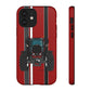 Maroon Tractor #1 Tough Phone Case