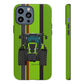 Lime Green Tractor #1 Tough Phone Case