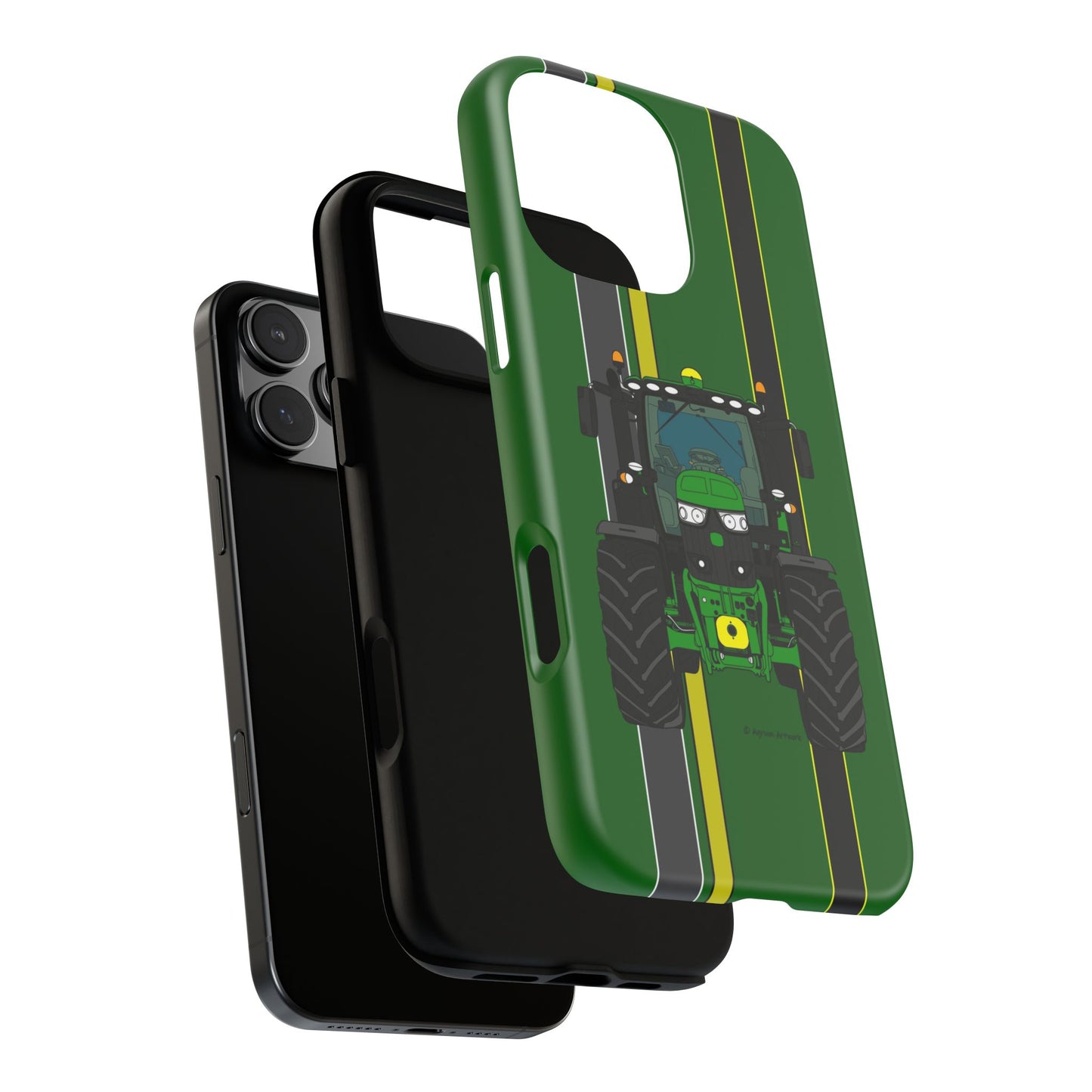 Green Tractor #1 Tough Phone Case