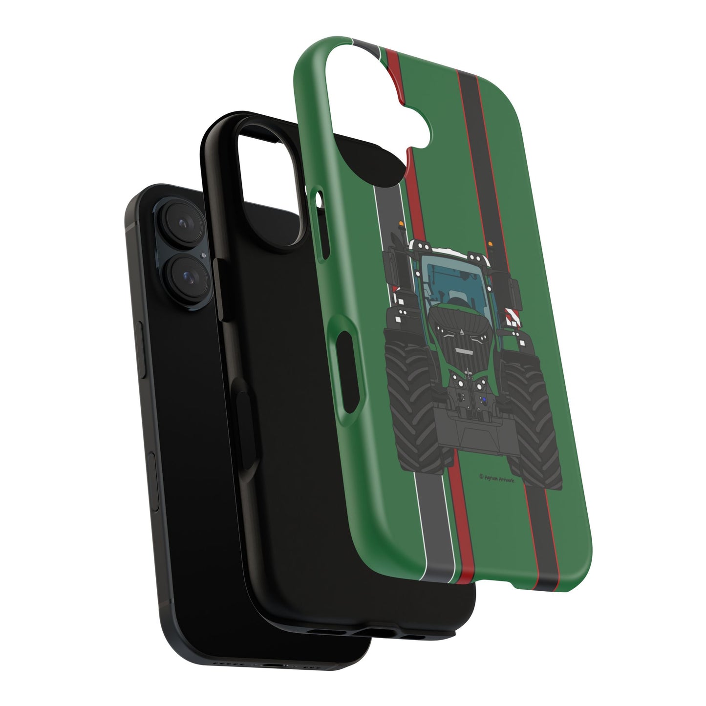 Olive Green Tractor #2 Tough Phone Case