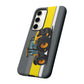 Yellow Fastrak 4000 Series Tough Phone Case - Grey