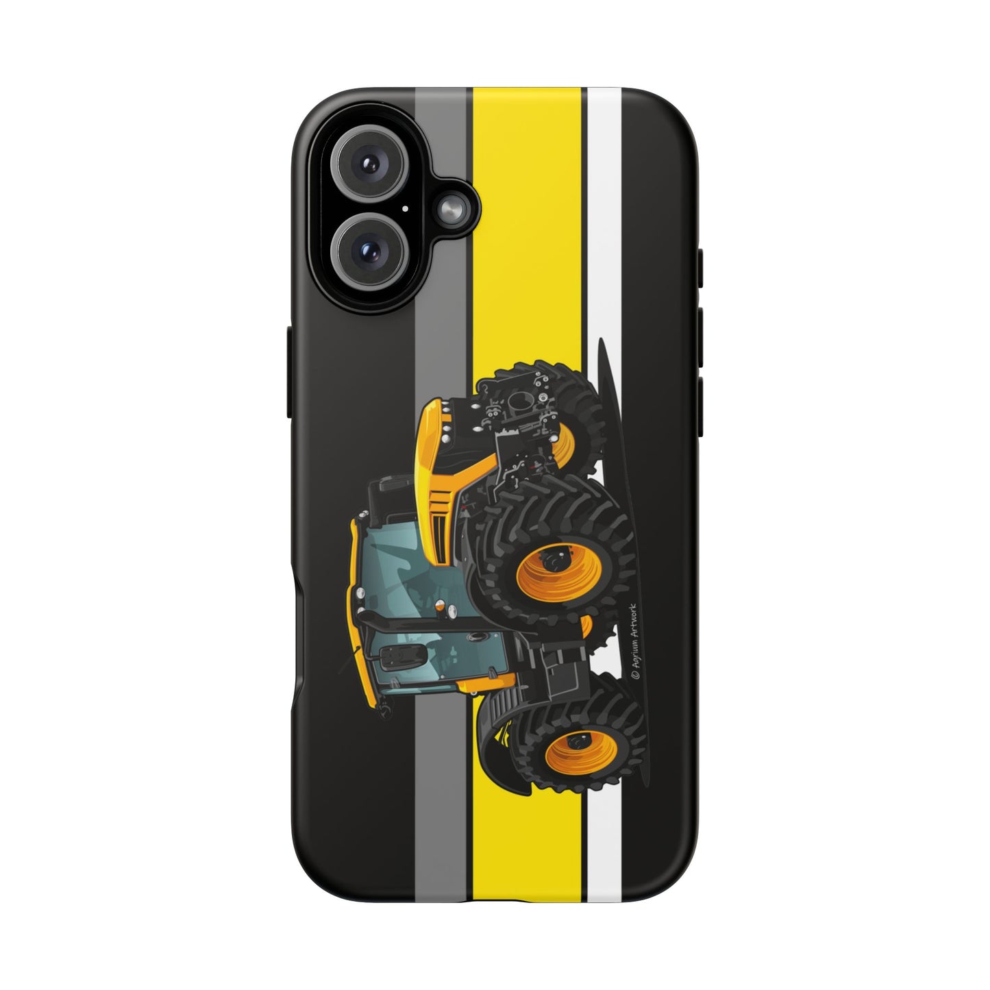 Yellow Fastrak 4000 Series Tough Phone Case - Black